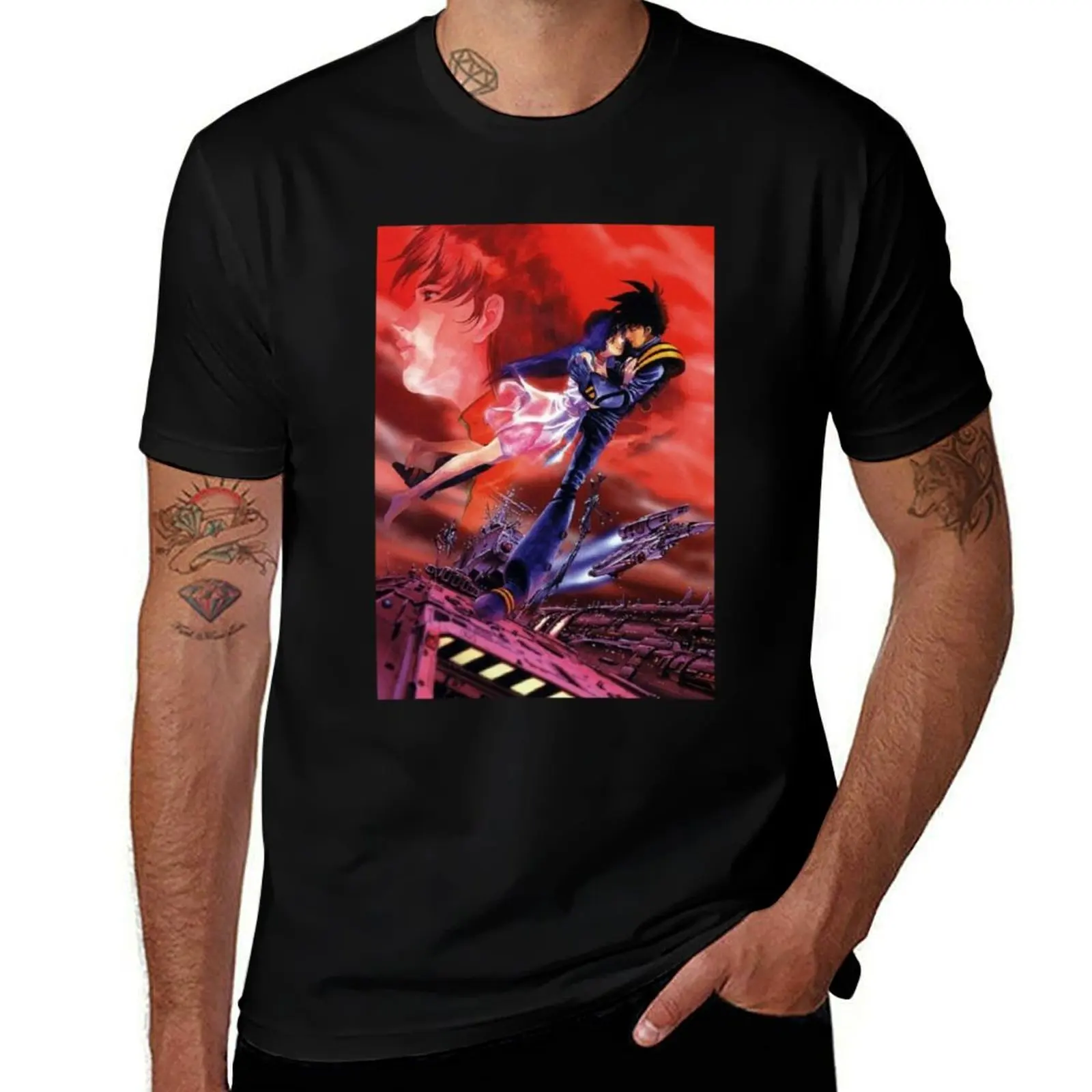 SDF Macross Do You Remember Love T-Shirt Work Short Sleeve Cotton Top T-Shirt