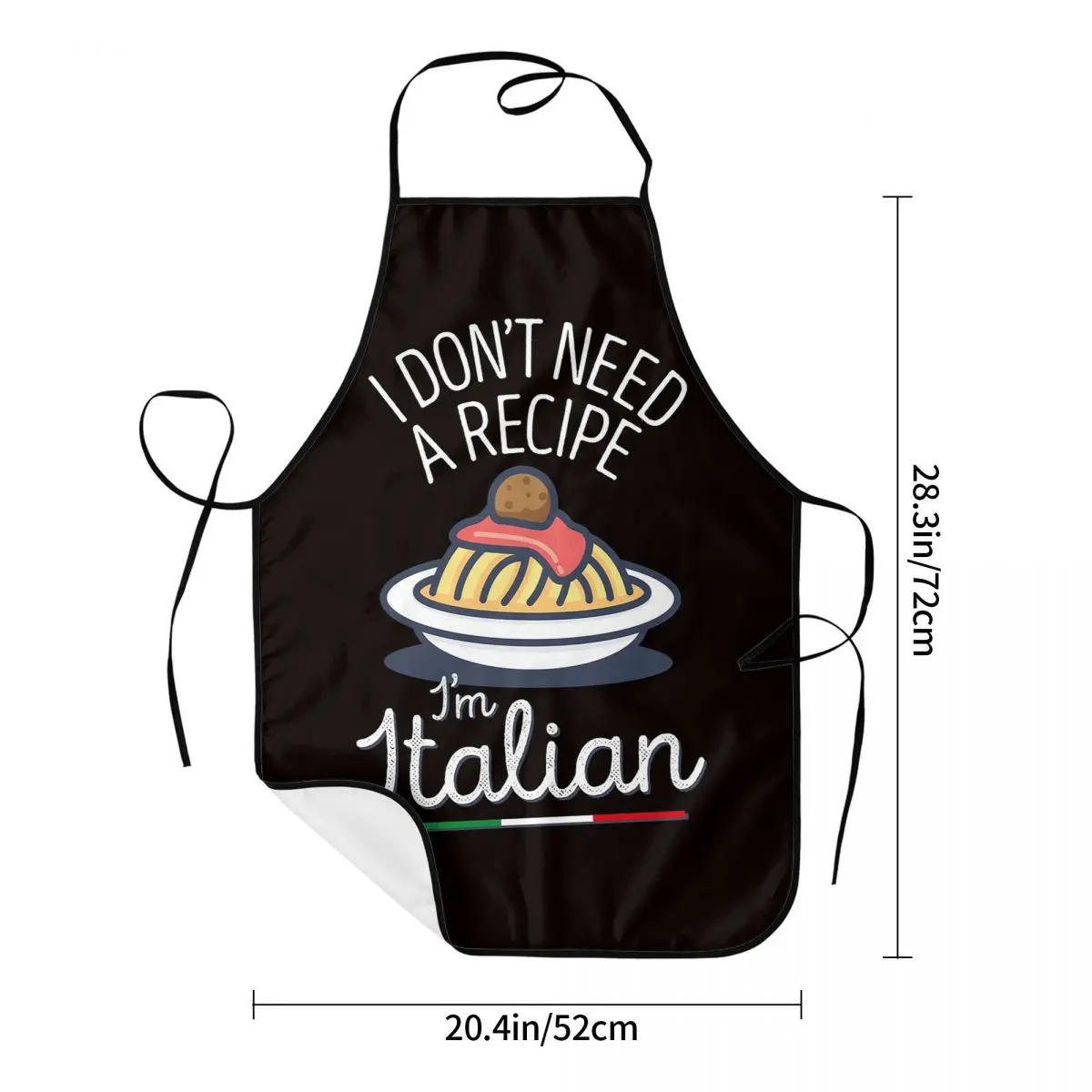 I Don'T Need A Recipe I'M Italian Cooking Pasta Aprons Chef Cooking Tablier Bib Kitchen Cleaning Pinafore for Women Men Painting