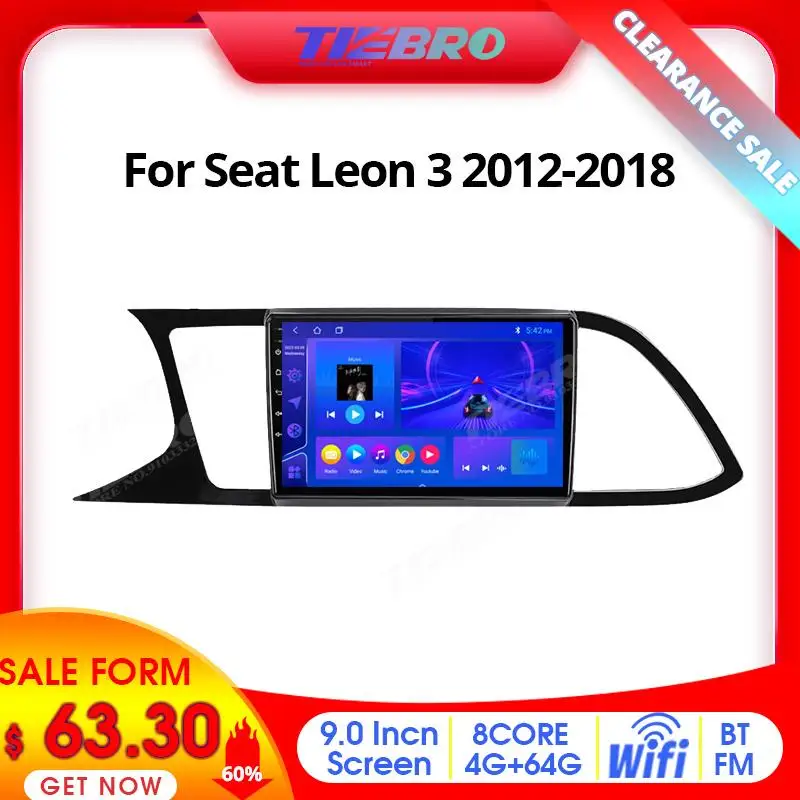 

TIEBRO Clearance Sale 60% Discount Car Radio For Seat Leon 2012-2018 2Din Android 11 Stereo Receiver GPS Navigation Auto Radio