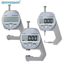 1Set Electronic Digital Thickness Gauge Meter Mini 0.01MM 0-10 MM Tester Micrometer Measure Tool