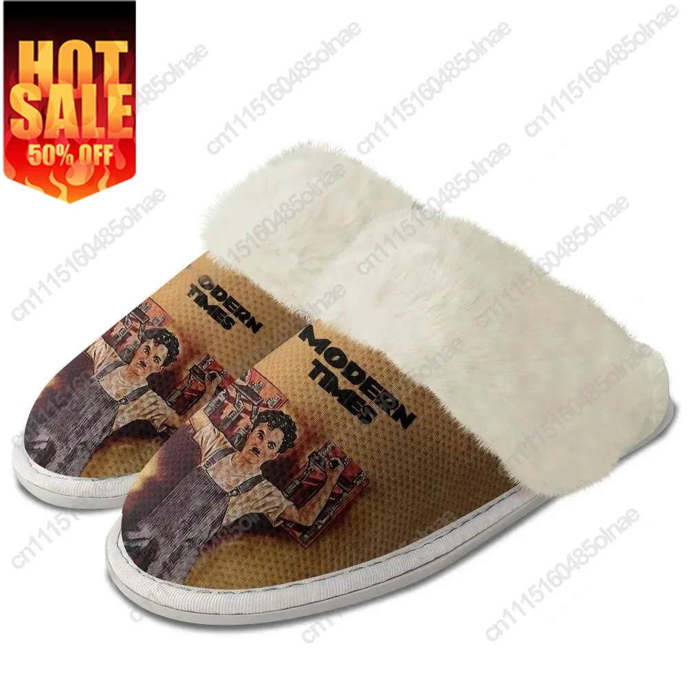 Modern Times Plush Edge Warm Shoe Mens Womens Home Casual Slipper Bedroom Thermal Cotton Fashion Lightweight Customize Slippers