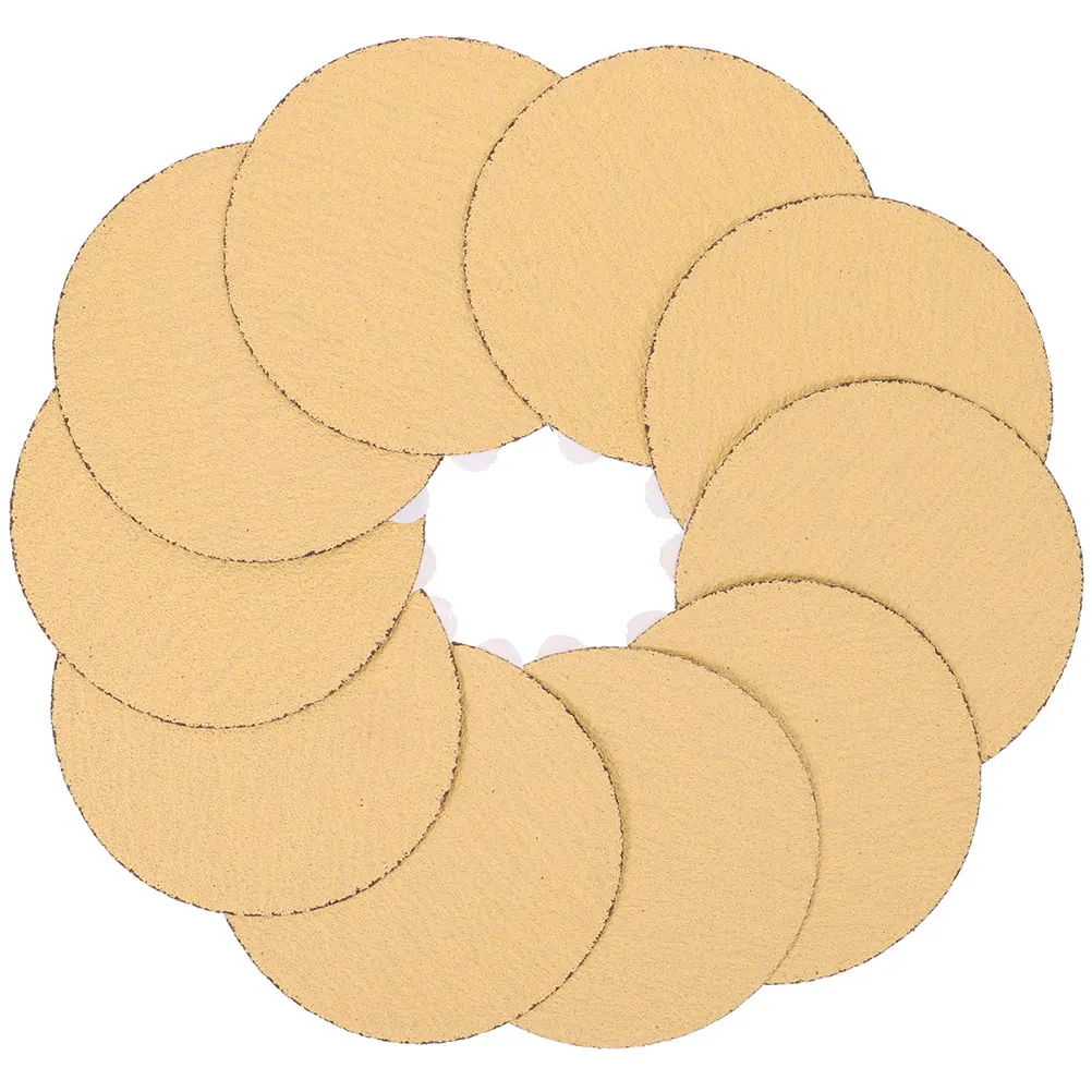 

10 Pcs Glue-back Sandpaper Disc Adhesive Automotive Grinder Sanding Backing Pads Round Sander Die Discs Attachment