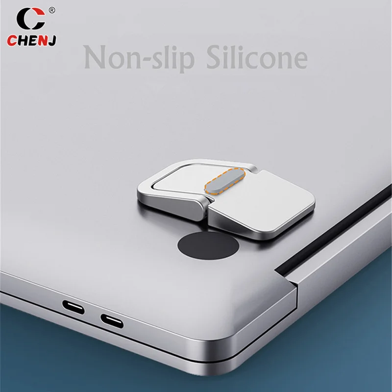 2 teile/satz Laptop Ständer Für Computer Tastatur Stehen Riser Zink-legierung Mini Tragbare Laptop Steht Für Notebook Halter