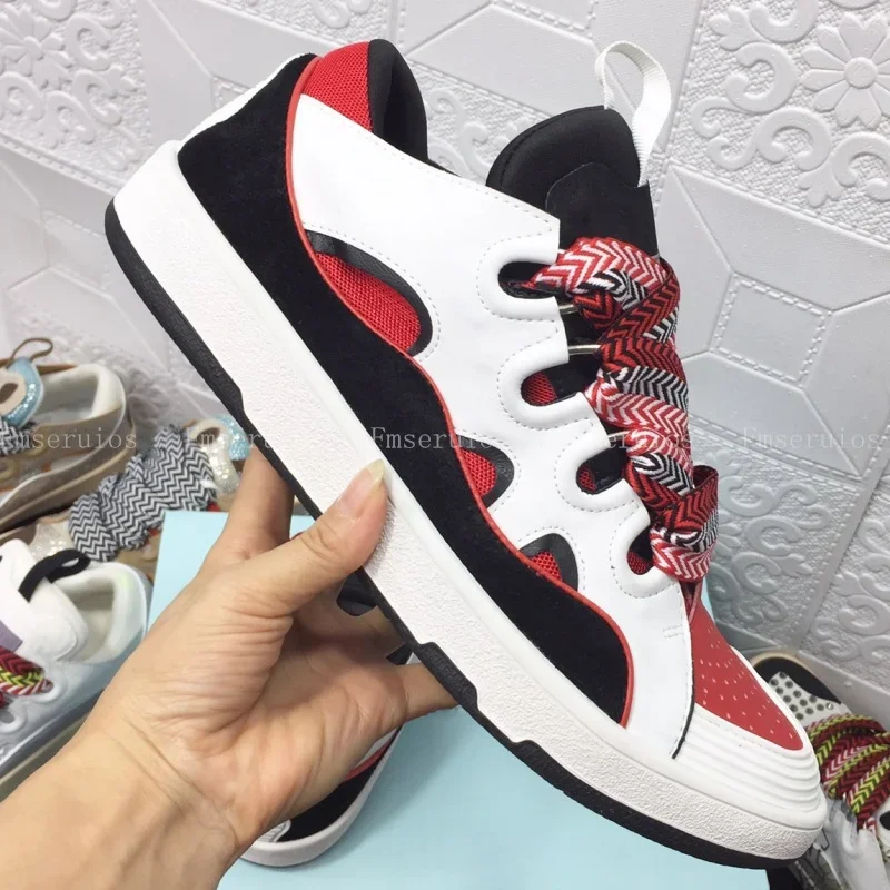 Fashion Men Women Casual Shoes Street Style Sneakers Patchwork Lace Up Flats Leopard Graffiti Pattern Splash Ink Sport Shoes view 6