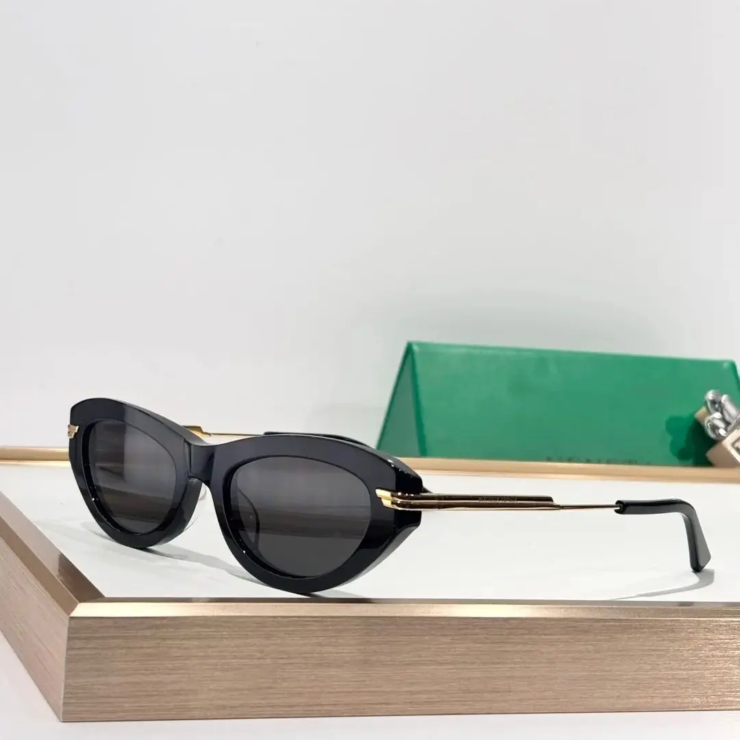 1368S Eye Cat Acetate and Alloy Sunglasses for Men and Women Handmade High Quality Trendy Fashion UV400 Outdoor Retro Eyeglasses