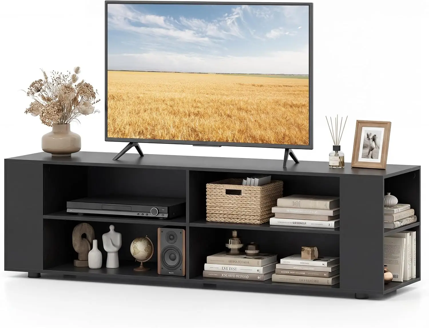 Wood Tv Stand For T…