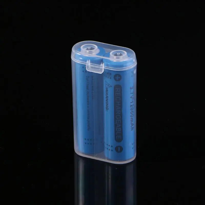 5 Pieces Plastic 18650 Battery Storage Box for Case 2 Slot Way DIY Batteries Clip Holder Container For 18650 Battery Cas