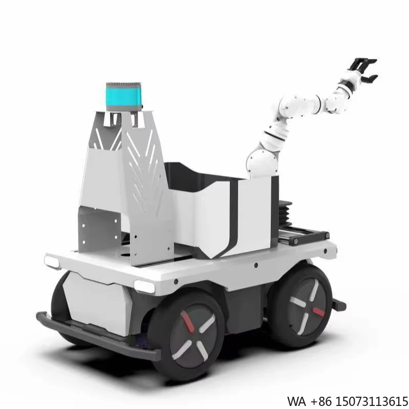 UGV-8 Navigation Robotic Autonomous Chassis 4WD for Security Robot Patrol and Area Monitoring Applications