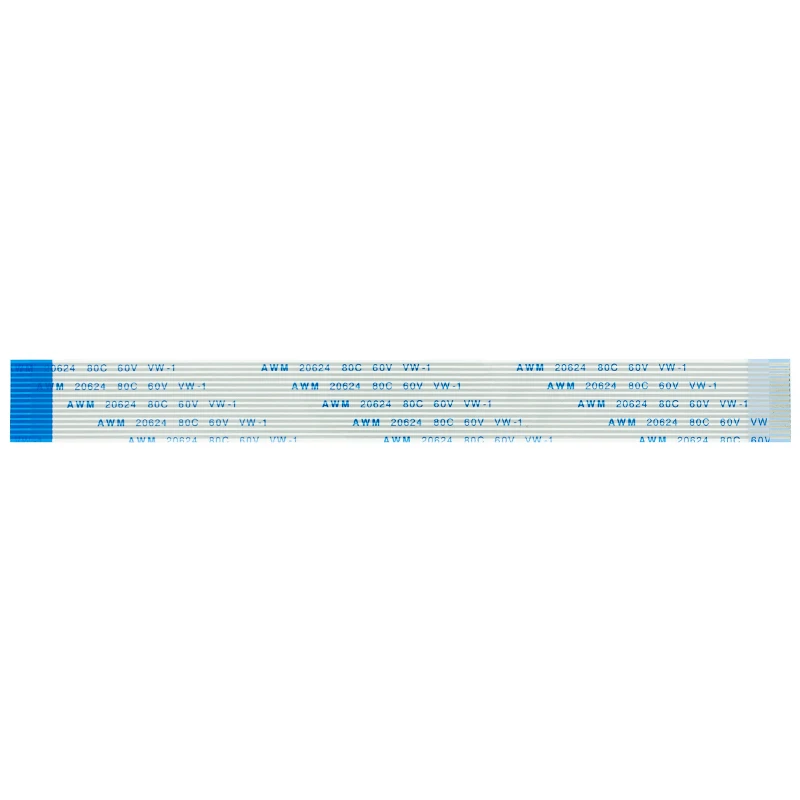 Flexcable for Raspberry Pi Model B+ 2M 1M 50CM 30CM 15CM 15 Pins Ribbon Flex Cable 15CM-200CM FFC 1.0mm AWM 20624 80C 60V VW-1