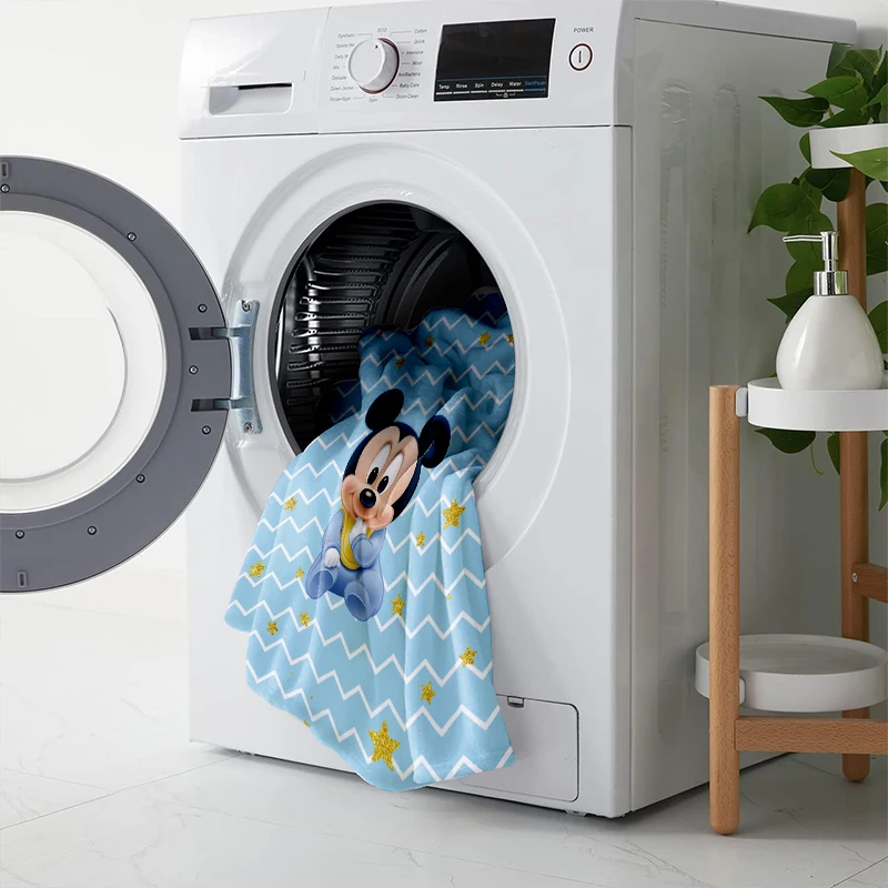 طفل ميكي الفانيلا بطانية رقيق دافئ رمي الأطفال الكبار قيلولة البطانيات لينة الفراش أريكة بطانية لزينة المنزل الطرف #5