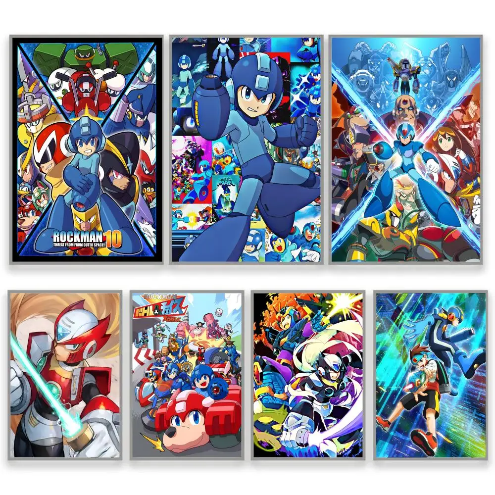 

Game R-Rockman Painting Calligraphy Aesthetic Cotton Canvas Wall Art for Coffee Room Bar Coffee House Decoration