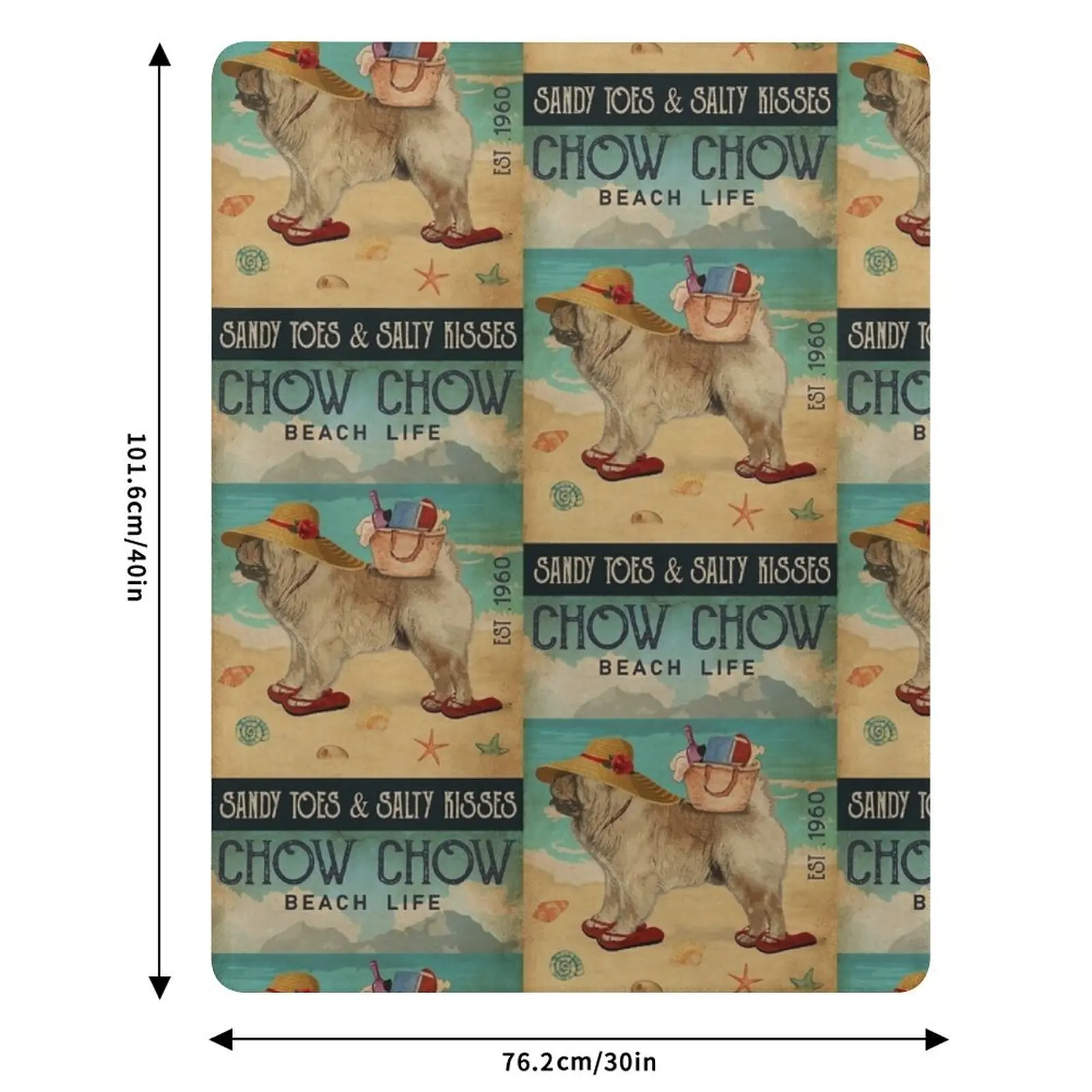 شاطئ الحياة ساندي تو تشاو تشاو رمي بطانية لحاف الفانيلا بطانية رقيقة