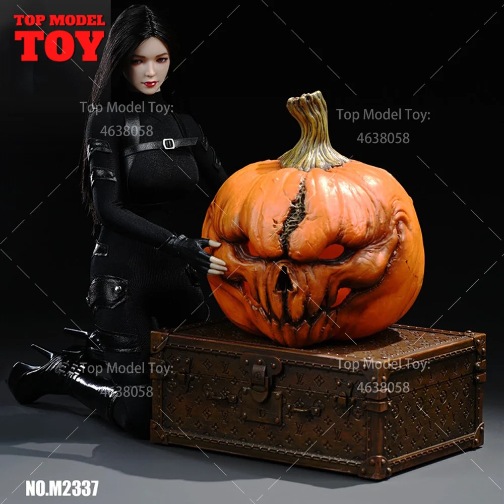 MMMTOYS M2337 1/6 Scale Halloween Pumpkin Miniature Furniture Model for 12 inch Soldier Doll Model Scene Accessory