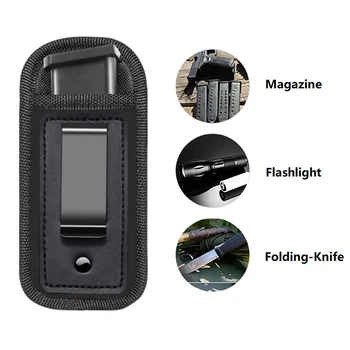 9 मिमी .40 मिमी पिस्तौल ग्लॉक 19 21 22 23 रगर SR40 पूर्ण आकार XD के लिए पत्रिका पाउच होल्स्टर मैग धारक बेल्ट क्लिप 8 best sales ग्लॉक मैगज़ीन होल्स्टर - №5
