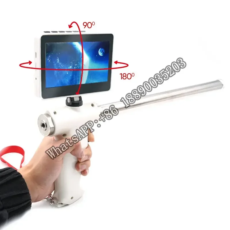 Cow Visual Endoscope Sperm AI Gu-n Artificial Insemination Pig Sheep Device Veterinary Breeding Kit Cow Farm Cattle Tool