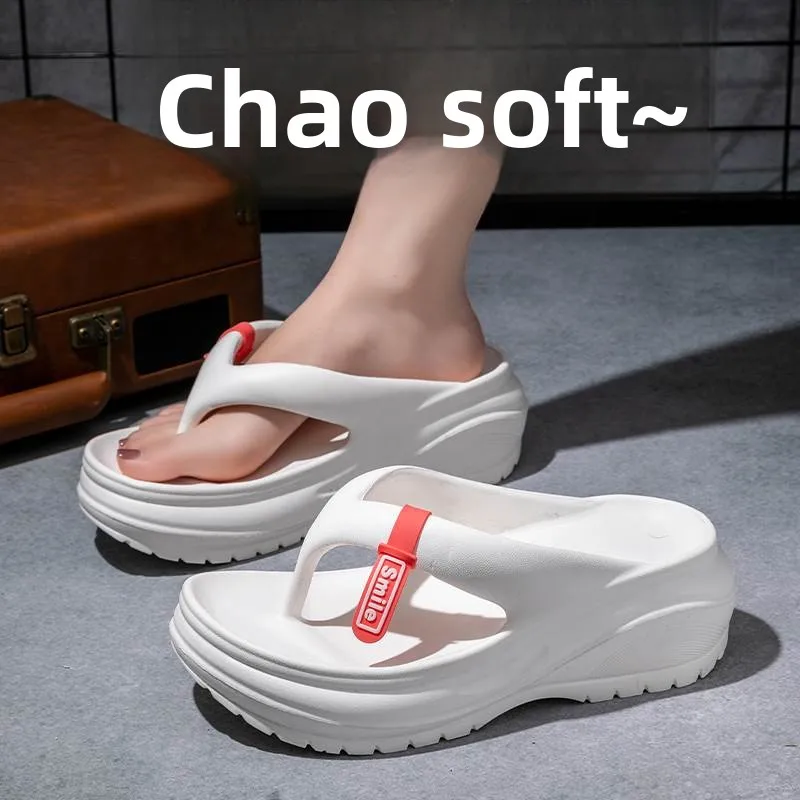 

EVA Material Slippers Women's Indoor Home Thi Bot Anti-slip Summer Outdoor Wearable Sandals Comfortable Sensation