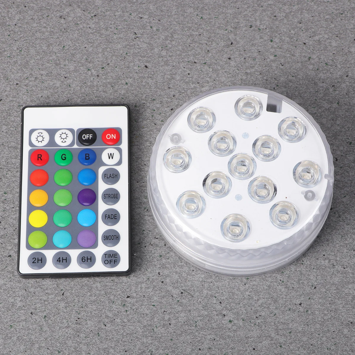 

2Pcs Remote Control Submersible LED Lights Waterproof Underwater Lamps for Pool Pond Aquarium Fish Tank Decoration Lighting