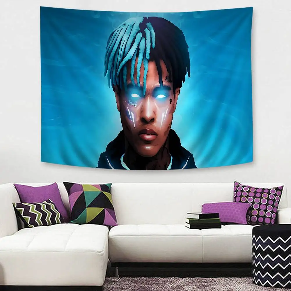 XXXTentactions 17 مغني الراب الكرتون أنيمي نسيج معلق التارو الهبي جدار السجاد النوم جدار الشنق ورقة #4