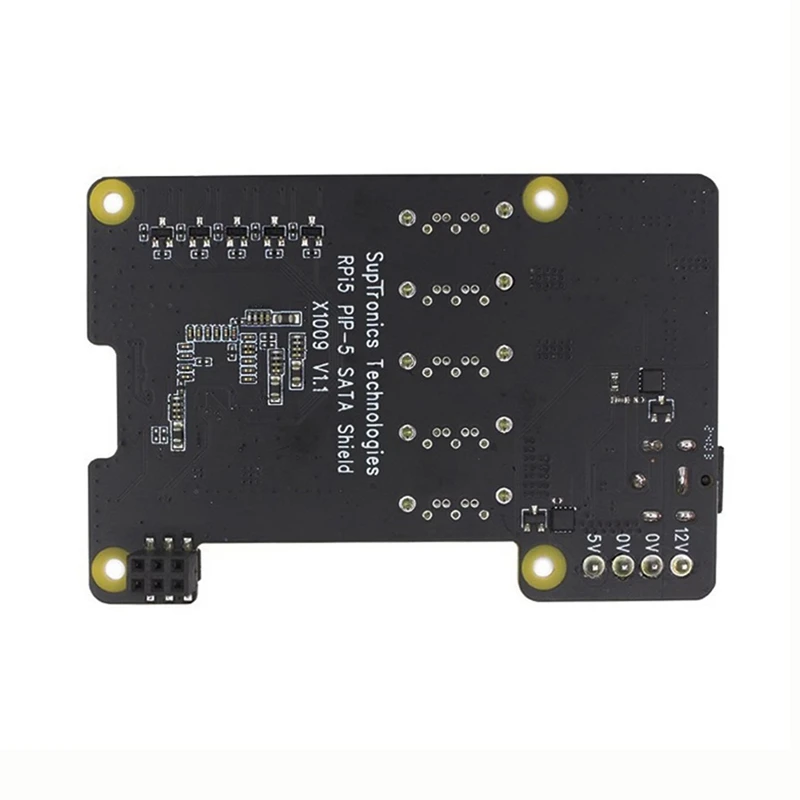 X1009 Pcie To 5-Port SATA Shield HDD Expansion Board SATA3.0 Expansion Board With Case For Raspberry Pi 5