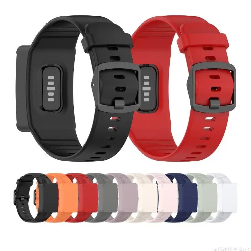 D5BB Replacement Wearable Wristband for 5.0, Models with Matte Silicone, Adjustment Holes and Metal Pin Fastener