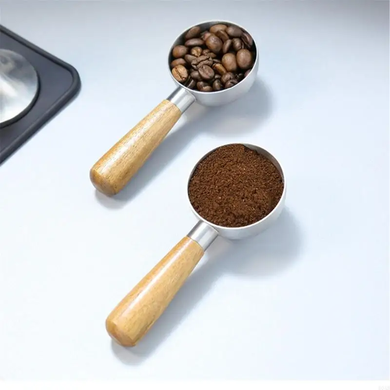 D0AB Kitchen Coffee Spoon Легко использовать кофейную утварь, измеряющую ложку с ручкой