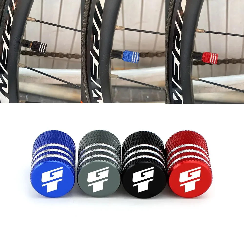 2pcs Valve Stem Caps  for GT Bike MTB DH Cycle Fury Ruckus XC AM Rad Tire Decorative Accessories