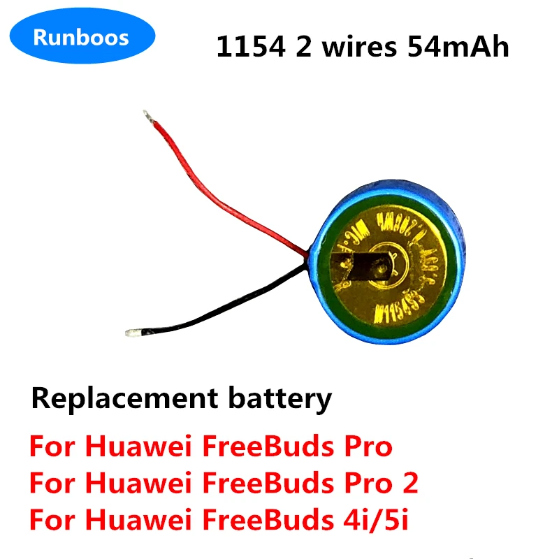 Сменный аккумулятор для Huawei FreeBuds Pro / FreeBuds Pro 2 Pro2 4i 5i, Bluetooth наушники T0003 T0006 T0003C, 1 шт./партия