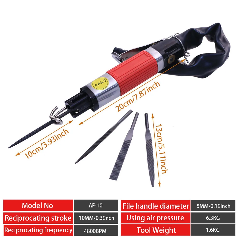 Reciprocating File Air File Grinding Reinforced Spindle Af-5 Af-10 Pneumatic File Air Saw Dual-Purpose Trimming Machine