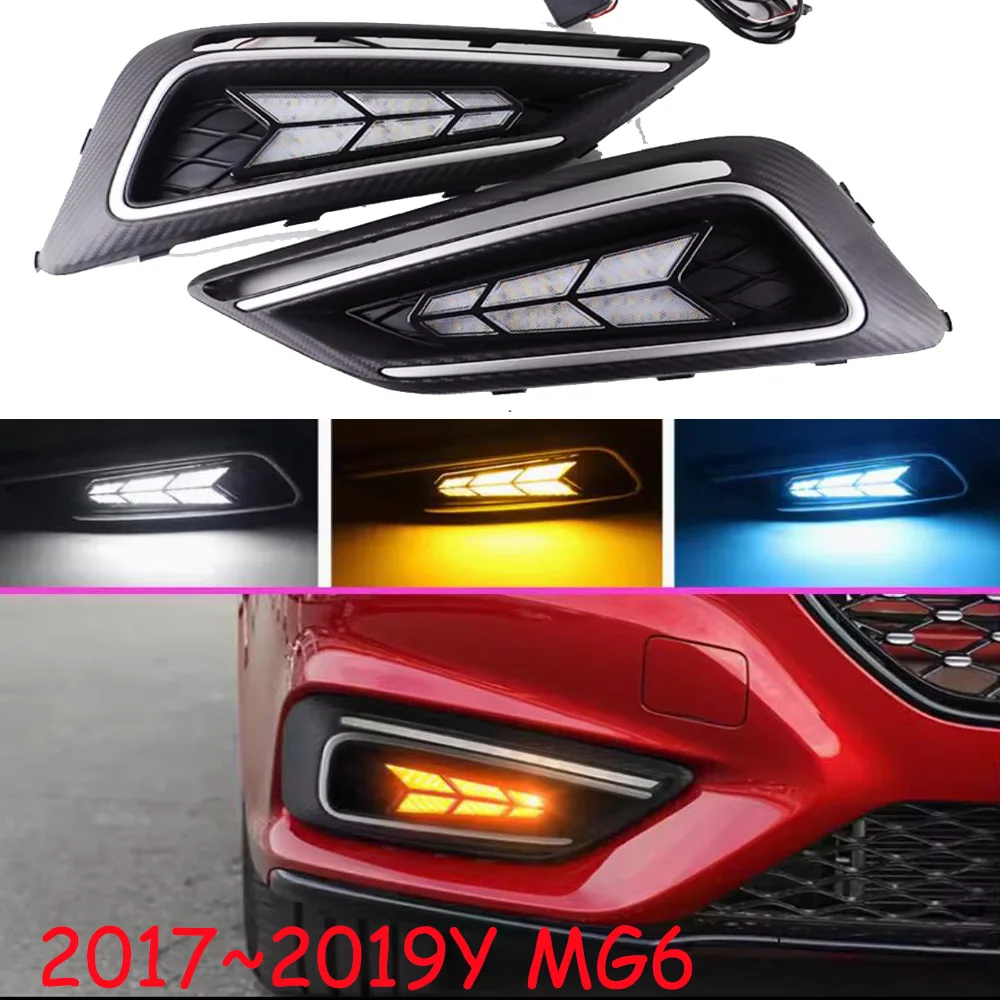 

Car bumper headlight lamp for MG6 daytime light 2017~2018y car accessories LED Daylight MG6 fog lamp