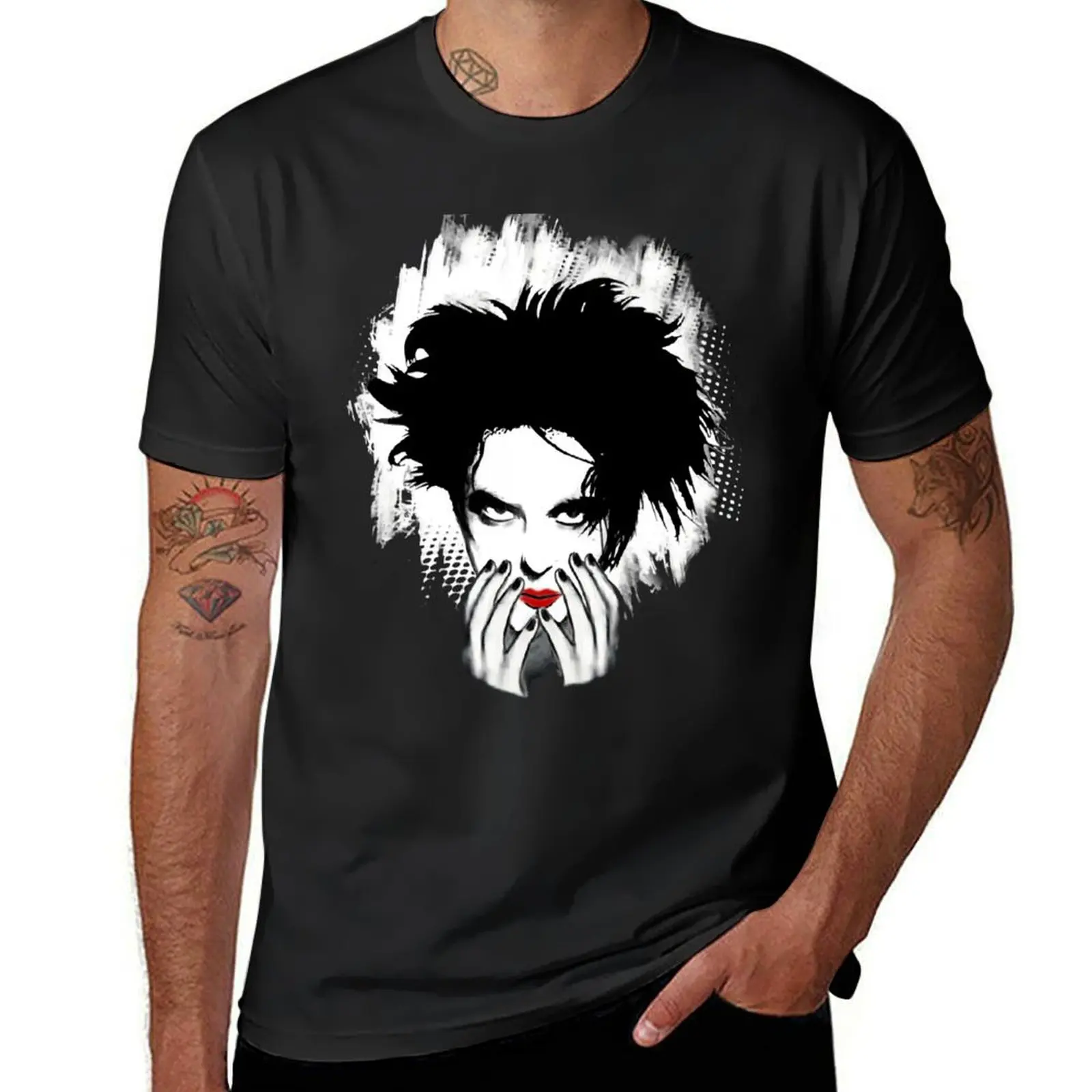 Robert Smith - Lullaby T-Shirt for a boy plus sizes hippie clothes Men's t-shirt