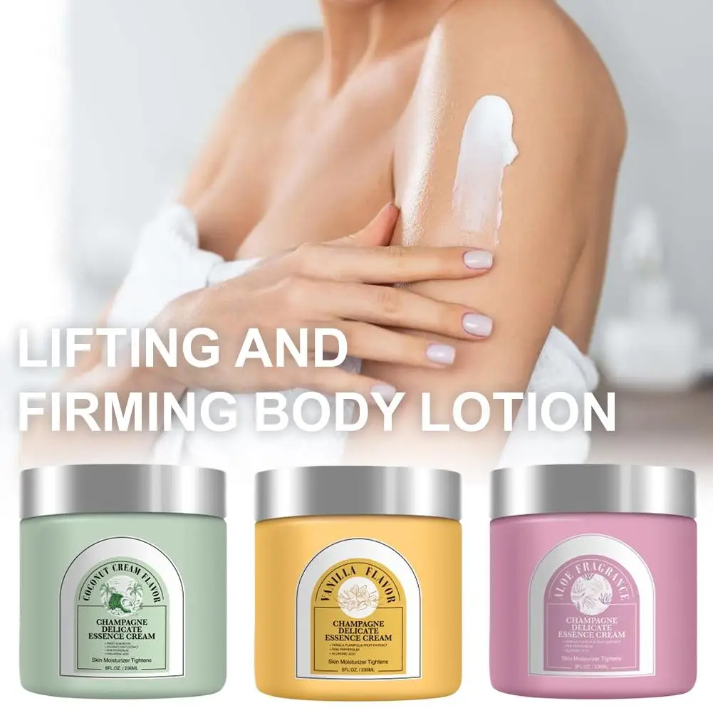 Crema corporal de colágeno, 3 fragancias, antienvejecimiento, mejora la reafirmante, elimina las arrugas de la piel, flacidez, blanqueamiento corporal, cuidado de la piel Lifting D9W0