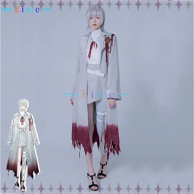 Genzuki Tojiro Cosplay Kostüme Vtuber Cosplay Anzug Mantel Top Röcke Anime Kleidung Halloween Karneval Uniformen Nach Maß