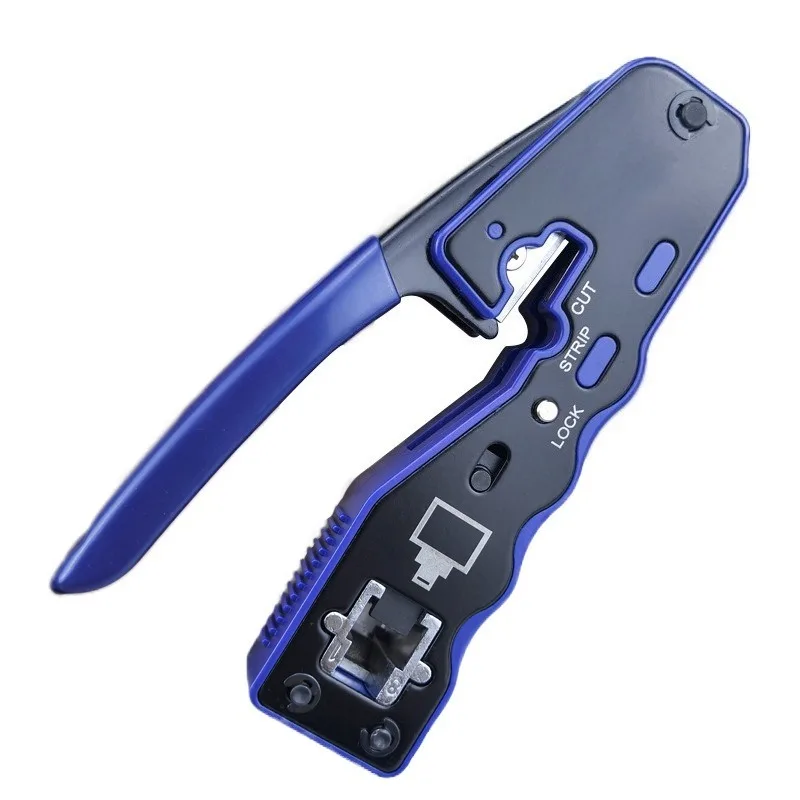 For Multifunctional Network Cable Crimping Pliers, Network Crystal Head 8P8C Single Use, Five or Six Types of Peeling