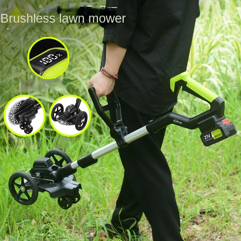 

Lectric Home Lawn Mower Brushless Multifunctional Garden Weeding Desbrozadora Batería Debroussailleuse À Batterie 충전식 예초기