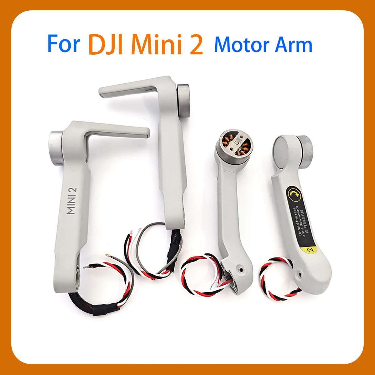 

Оригинальные левые и правые передние и задние рычаги двигателя Mini2, красивый внешний вид, сварка для установки, для DJI Mini2.