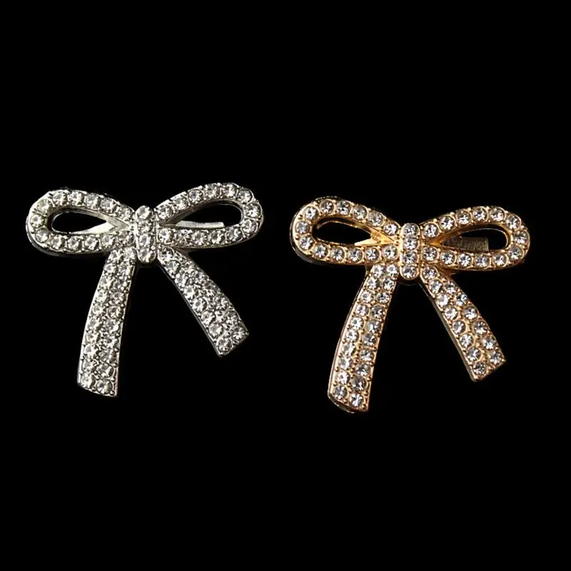 Zircon Bowknot Fashion Brooch Pins For Women Brooches Clothing Accessories