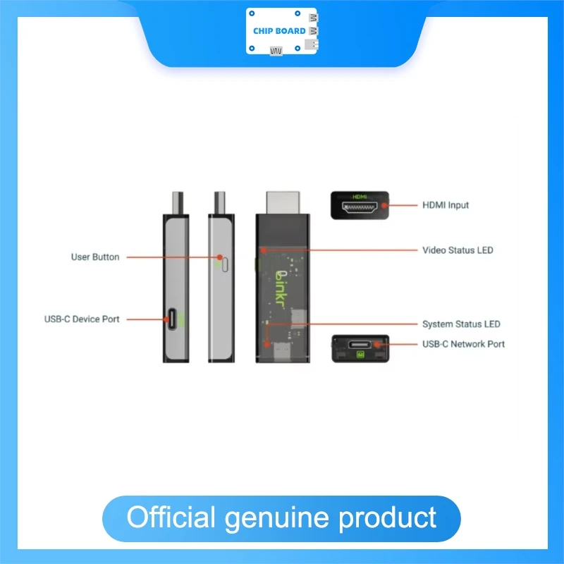 Radxa Linkr Remote Control Tool, Driver Free Cross Platform Agent Ready Hardware, No Keyboard Mouse Monitor Required