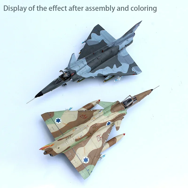 AMK Assembly Aircraft Model Kit 86002 IAI KFIR Israel Lion Fighter 1/72