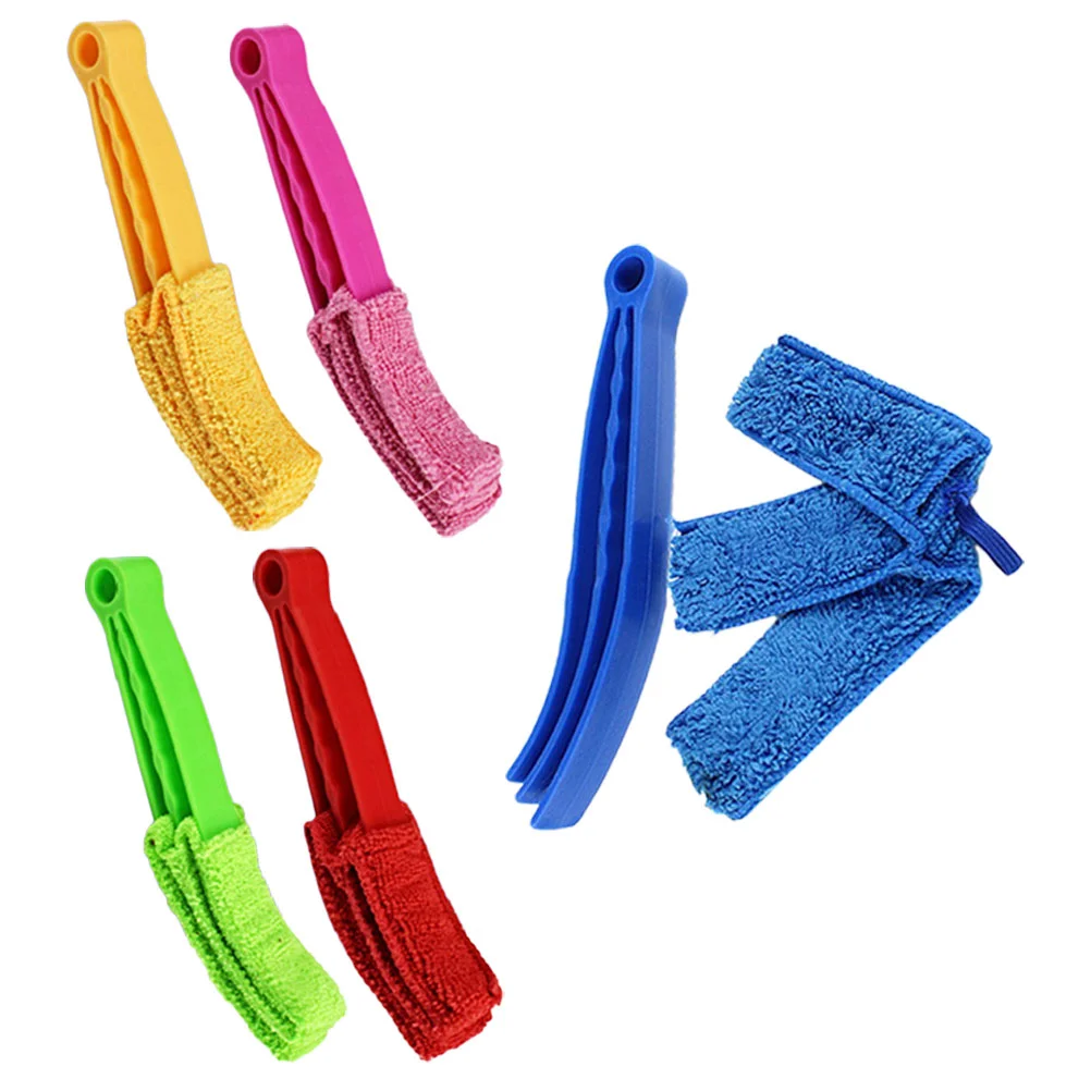 5 Pcs Car Air Outlet Cleaning Brush Multifunctional Blind Curtain Seam for Cars Automotive Plastic Kit Interior