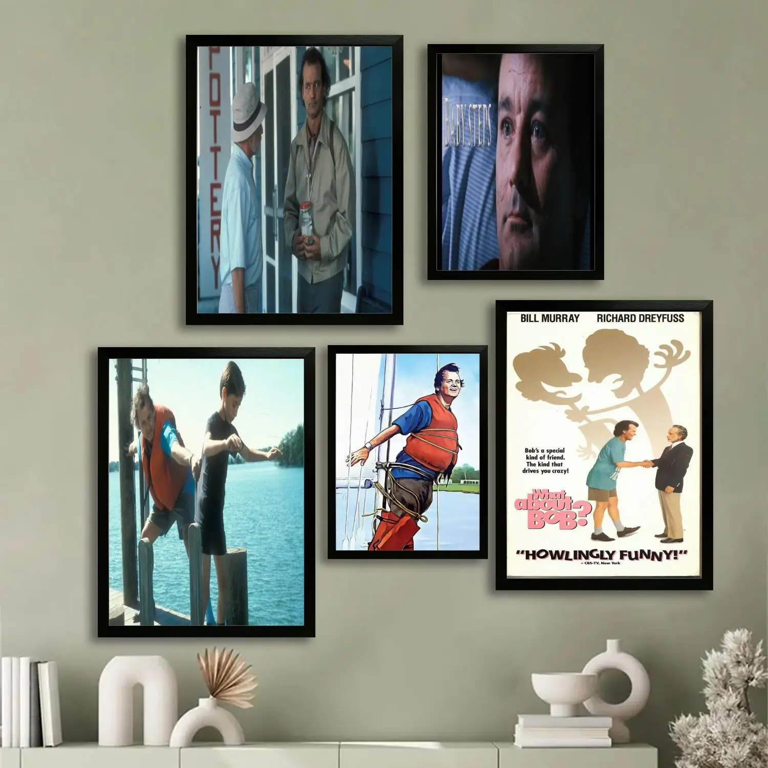 

What About Bob Canvas Art Poster, Wall Art, Picture Print, Modern Family, Bedroom Decor, Posters,Decorative painting