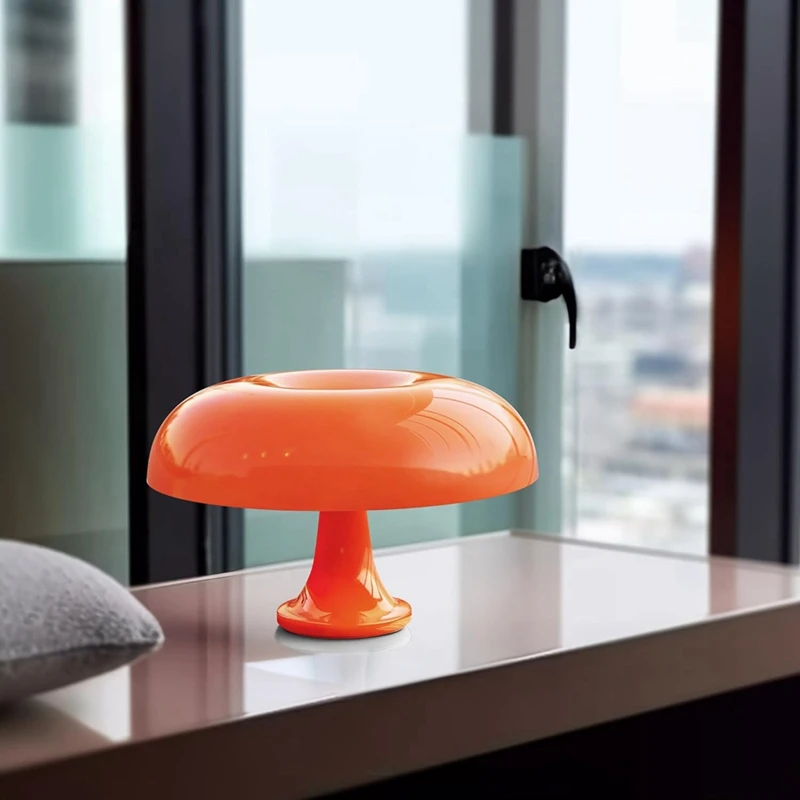 TKOH-Lampada a fungo, lampada da tavolo vintage retrò, luce notturna per donne, bambini, regali ecc. (alimentata con spina, lampadina inclusa)