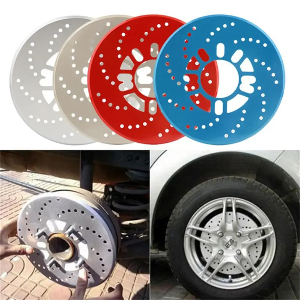 

2pcs Car Auto Wheel Disc Brake Cover for 14" Drum Decorative Aluminum Brake Cover Dust-proof for Auto Rear Wheel