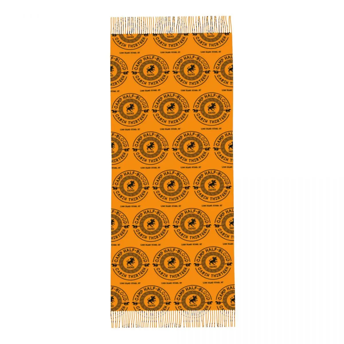 여성용 반혈 스카프 태슬 스카프, 캐빈 13 하데스, 퍼시 잭슨 캠프, 대형 숄 랩, 가을 겨울