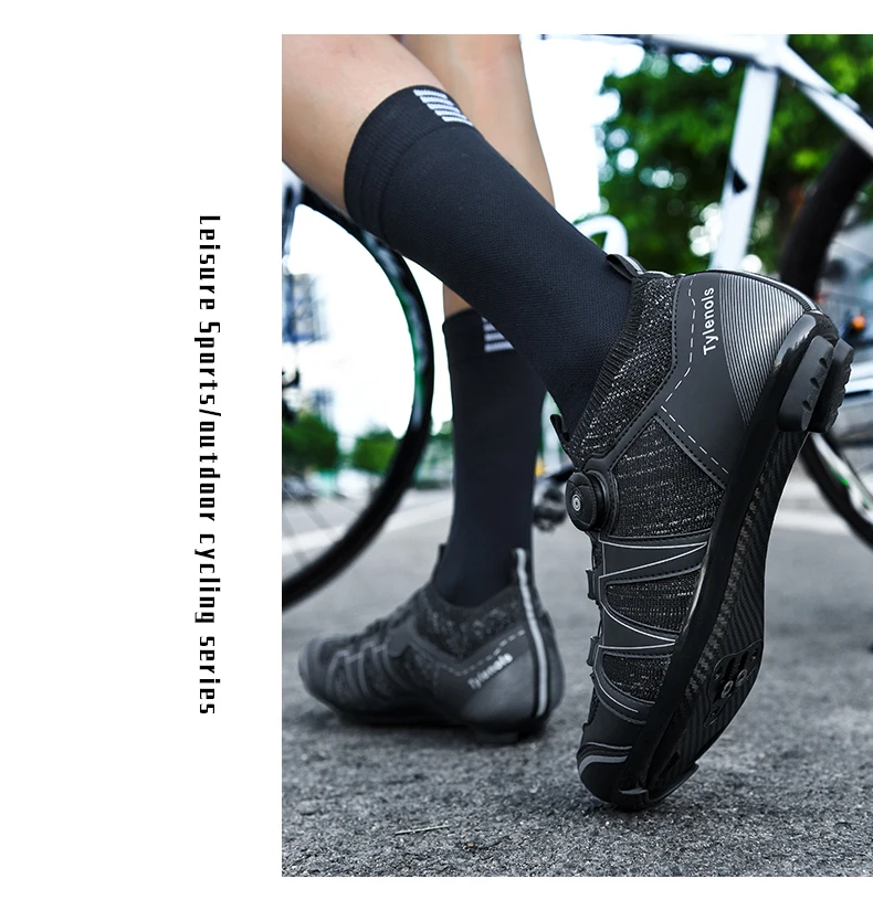 Männer MTB Radfahren Schuhe Atmungsaktive Stollen Rennrad Schuhe Racing Geschwindigkeit Turnschuhe Frauen Mountainbike Schuhe für Shimano SPD SL – Detail 8