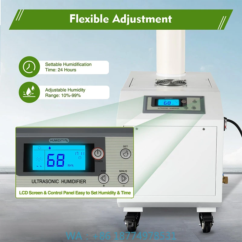 Reenhouses الخشب المعالج بالضغط صديقة للبيئة المائية النمو الحديثة الصناعية المعادن مرطب بالموجات فوق الصوتية سعة 6L ل G