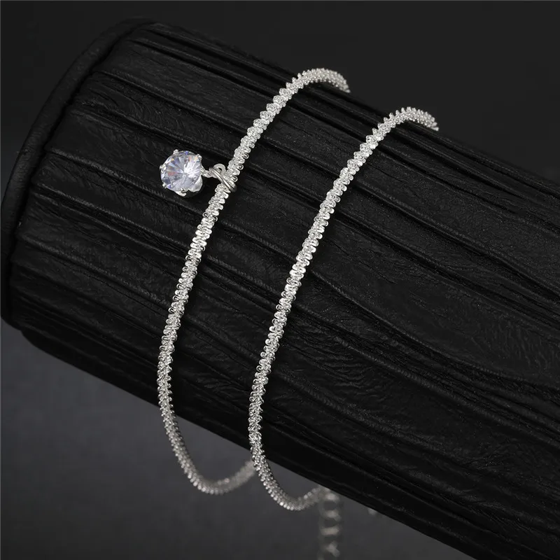 2pcs Simple Elegant Copper Anklets for Women, Beach Ready
