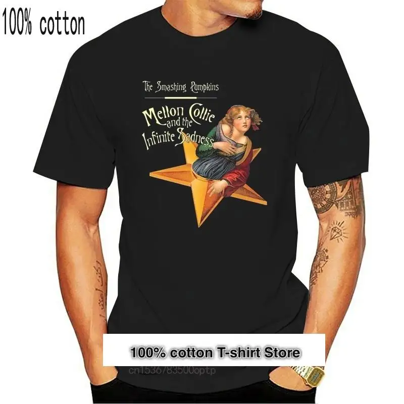 Camiseta Retro de Mellon Collie y The Infinite SAD, negra, nueva, 2024