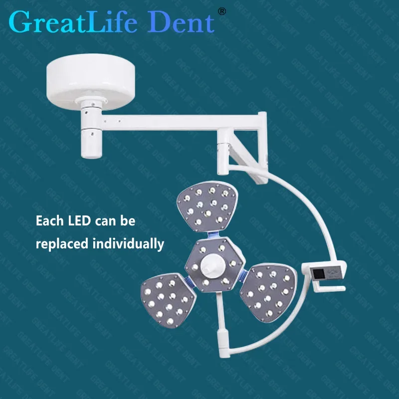 GreatLife Dent 40w 39 OSRAM Led bulbs Pet Surgery Dental Shadowless Ceiling Wall-Mounted Surgical Exam Dental Cold Lamp Light