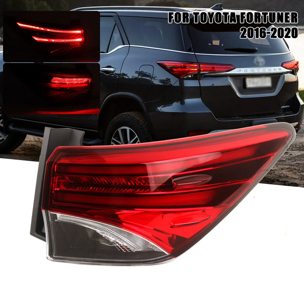 

Светодиодный задний фонарь для Toyota Fortuner 2016 2017 2018 2019 2020, автомобильный сигнальный стоп-сигнал, сигнальная лампа на бампере