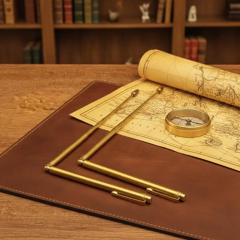 Dowsing Rods Upgraded Flexible Rotation Brass Stainless Steel Professional Water Detection Tool for Historical Site Exploration